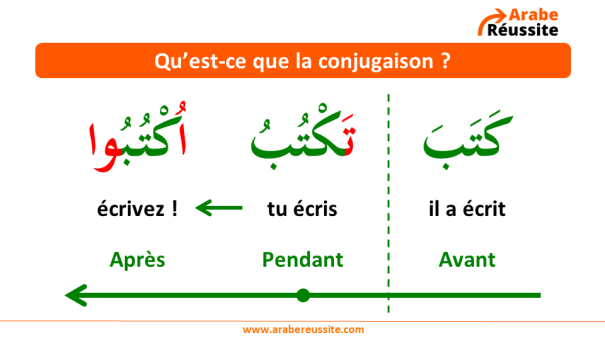 Apprendre la conjugaison en arabe littéraire